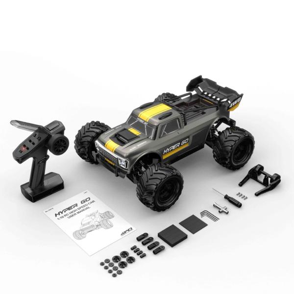 MJX Hyper GO 10210 Truck 1/10 Brushless 4WD RTR Grau